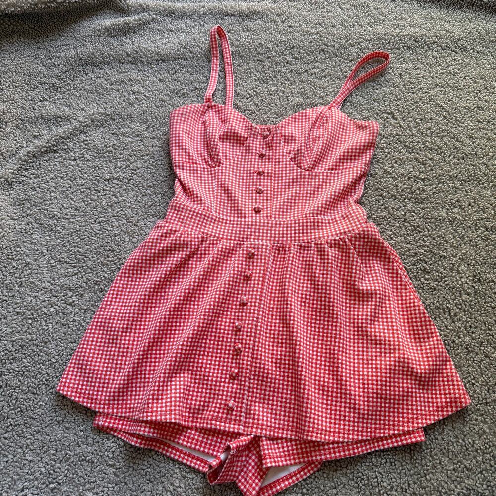 Y2K Vintage Rapscallion By Samantha Pleet Playsuit Romper Dress Rare HTF Orange